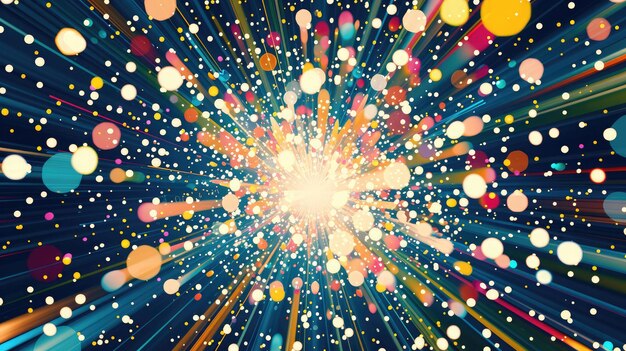 Explosión de estrella estallido textura de radio japonés patrón de dibujos animados fondo abstracto