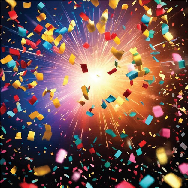 Explosión Feliz año nuevo