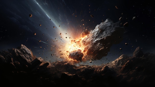 explosión de meteorito