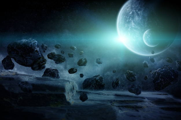 La explosión del planeta el apocalipsis