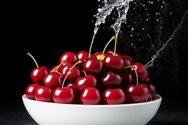 Una explosión de sabor a cerezas y agua