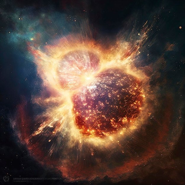 Explosión de supernova, espacio