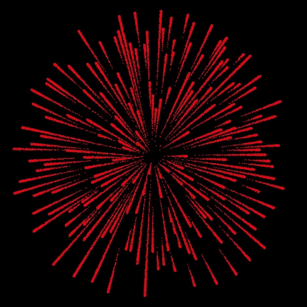 explosión vectorial de estilo techno rojo