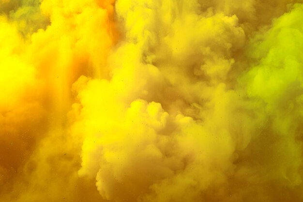 Foto explosiones de color polvo nubes de color fondo abstracto