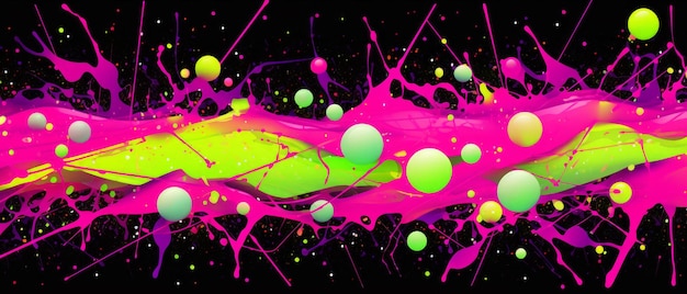 Explosive Neonfarbe