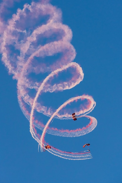 Foto exposición aérea del día nacional de qatar