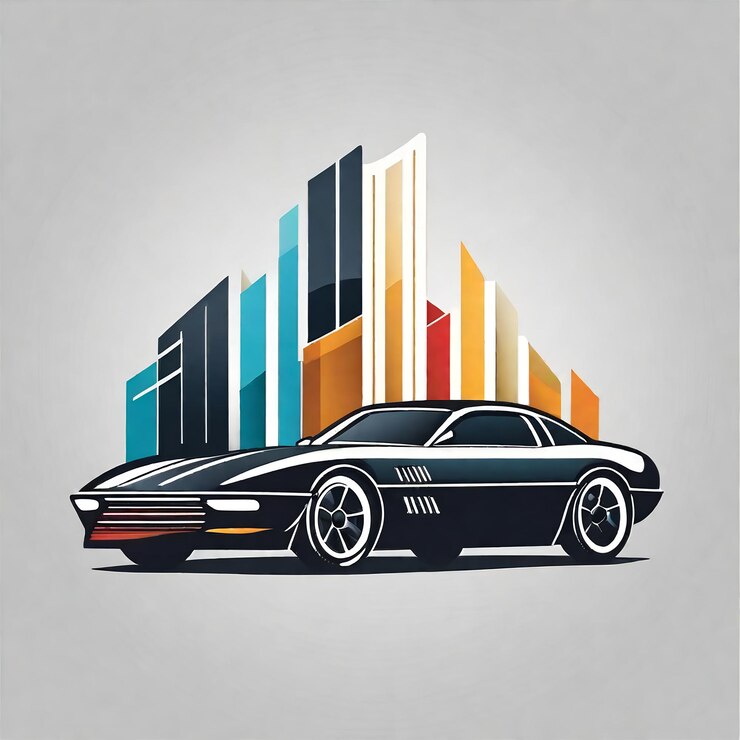 Foto exposición de coches de lujo