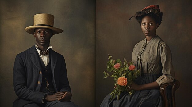 Una exposición fotográfica de Juneteenth con retratos