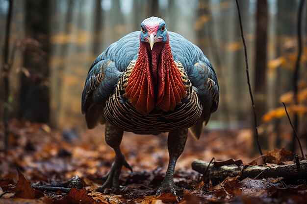 Foto exposición de pavos salvajes del este