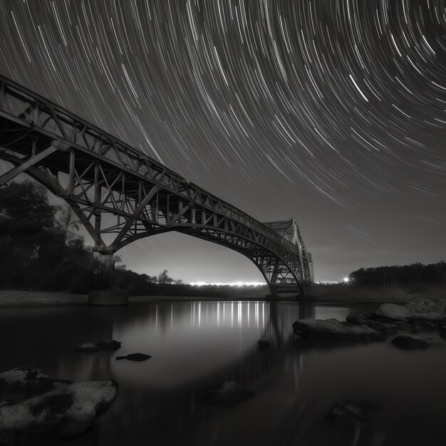 Foto exposición prolongada de la fotografía