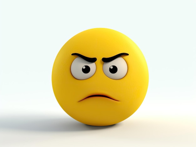 Foto expresión de emoji muy triste