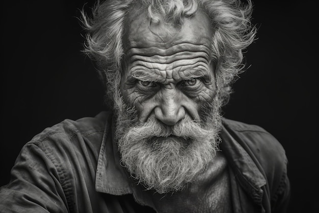 Expresiones de resiliencia que capturan la fuerza interna y la determinación en la fotografía de retratos