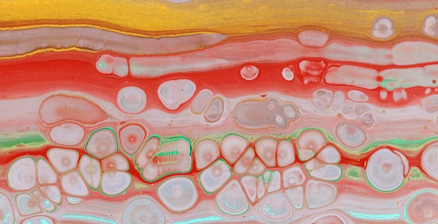 Expresionismo abstracto Manchas de pintura vibrante y fondo de acuarela suave