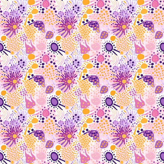 Expressionismo abstrato fundo cor rosa suave roxo amarelo