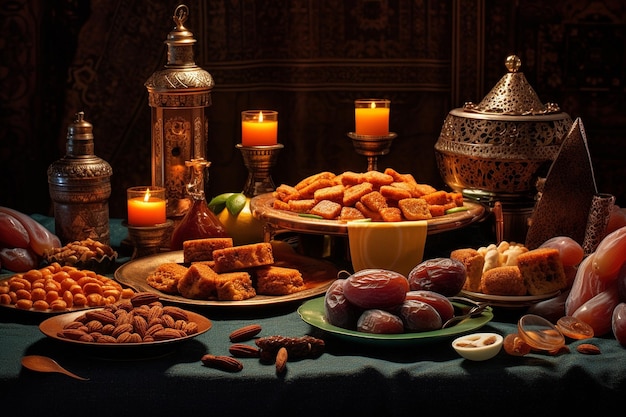 Expressões artísticas de decoração do Ramadan