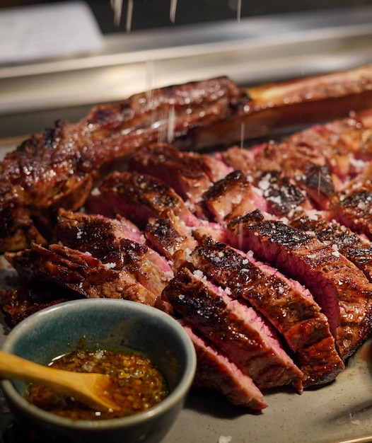 Exquisita carne asada a fuego lento de la más alta calidad.