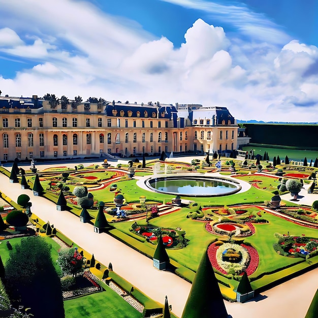 Exquisite Geschichte und Fakten zum Schloss Versailles. Exklusive FreePik-Sammlung