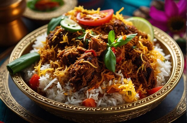 El exquisito Biryani étnico