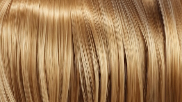 Extensiones de cabello brillantes de cabello natural colores rubios textura fondo
