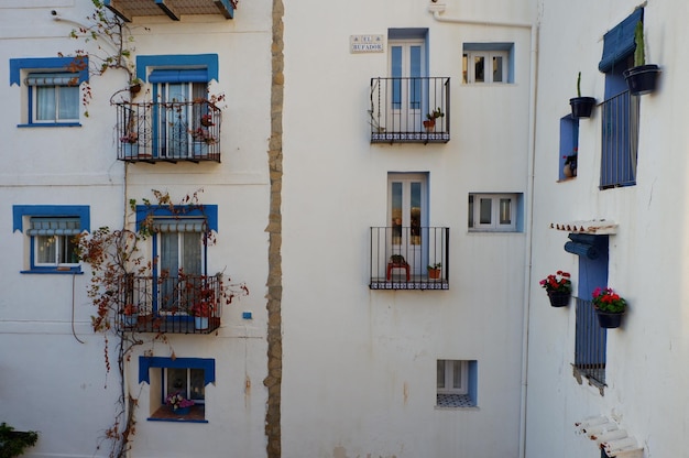 Exterieur der Altstadt von Peniscola Spanien