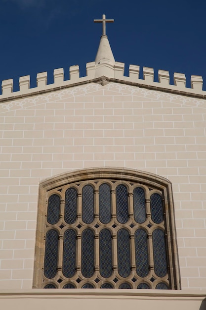 Exterieur der St. Francis Church in Evora, Portugal