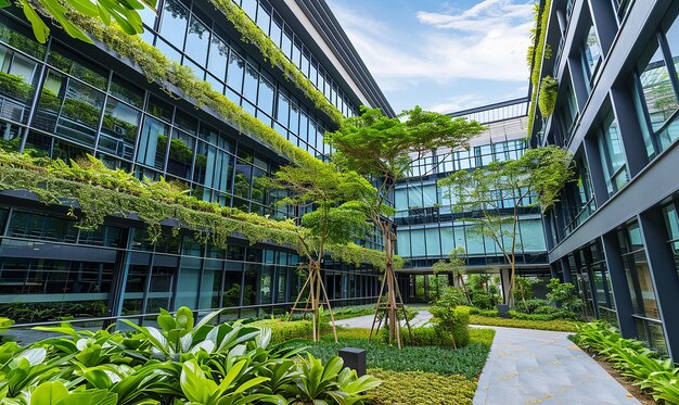 Exterior del edificio de oficinas