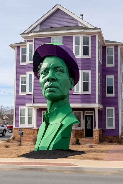 Foto exterior del edificio principal del centro de visitantes en el ferrocarril subterráneo harriet tubman histórico