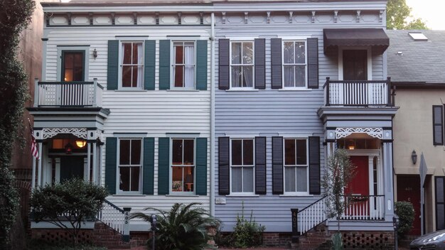 Exterior de un edificio residencial