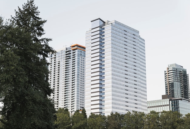 Foto exterior de edificios de apartamentos modernos