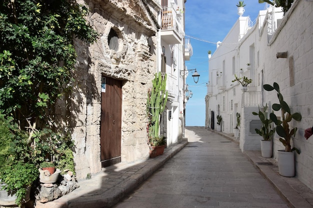 Exterior típico da casa em Puglia