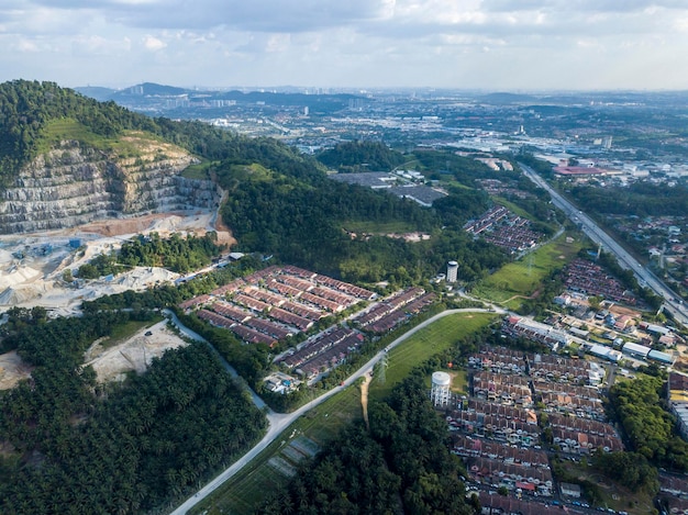 Extraindo a montanha Malásia