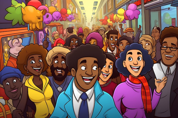 Extravagância de desenhos animados Junte-se aos seus personagens favoritos para uma aventura extravagante de liquidação na Black Friday