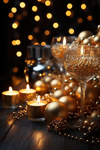 La extravagancia de las fiestas de oro Una fiesta navideña para recordar