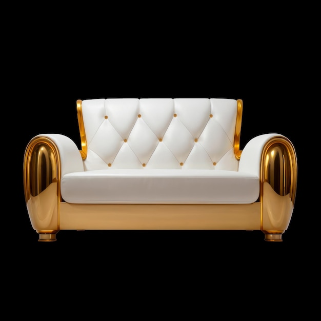 Extravagancia Futurista de Oro y Blanco en Resolución 8K