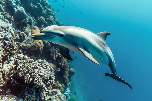 Extravagancia oceánica Espectáculo del Día Mundial del Océano con coloridas exhibiciones acuáticas