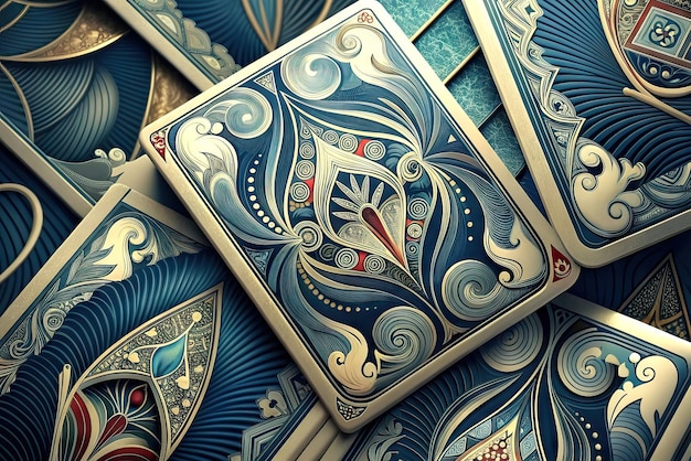Extrem luxuriöse und realistische Poker- und Blackjack-Karten