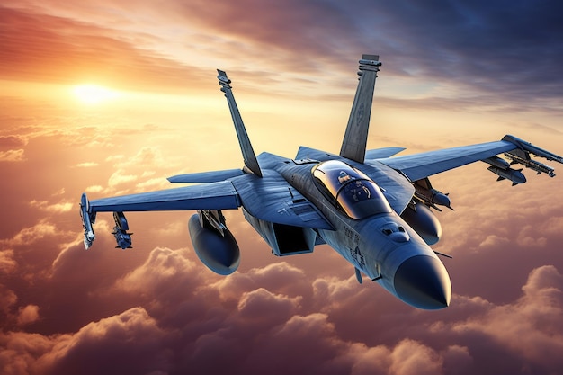 F-18 Maverick Das aufregende Top Gun-Flugzeug, das über den Himmel von San Diego fliegt 26. Mai 2022