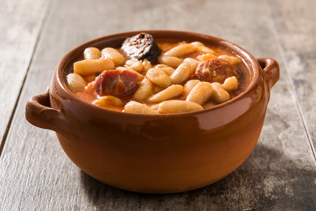 Fabada asturiana española típica