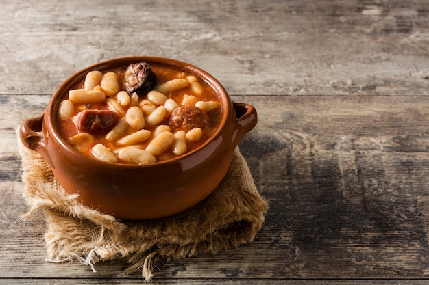 Fabada asturiana española típica