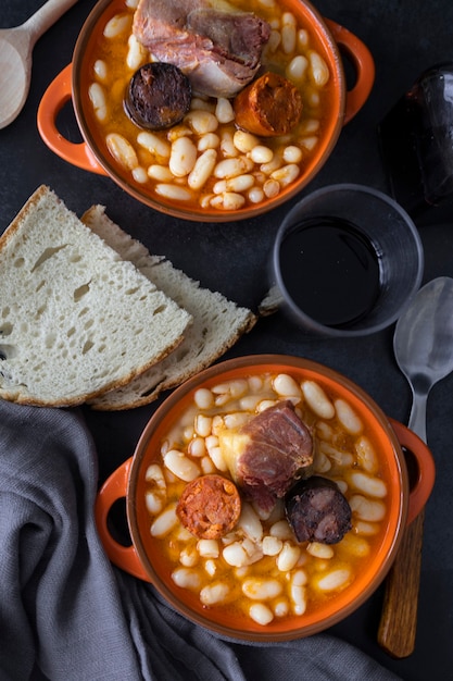 Fabada Hülsenfruchtgericht typisch für Spanien