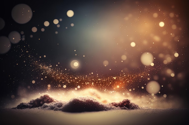 Fabelhafter roter leerer Hintergrund der frohen Weihnachten Illustration AI Generative