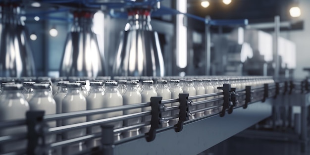 La fábrica de leche con IA generada