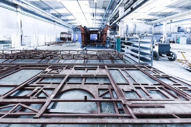 Foto fabricación de autobuses