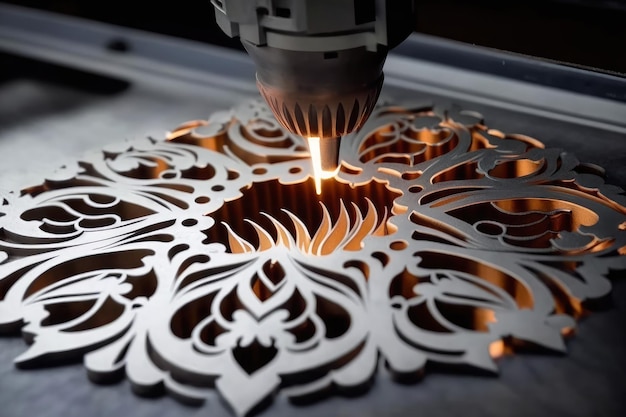 Fabricación de metal con tecnología de corte por láser CNC