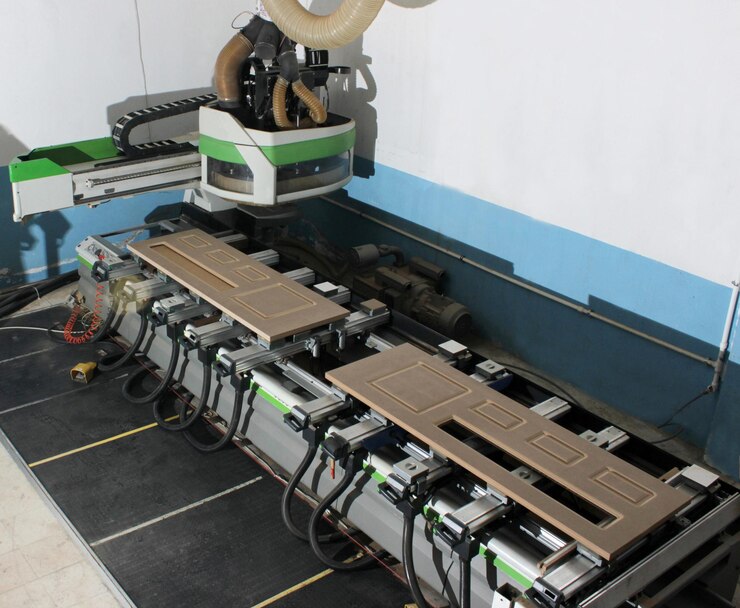 Foto fabricación de puertas de madera