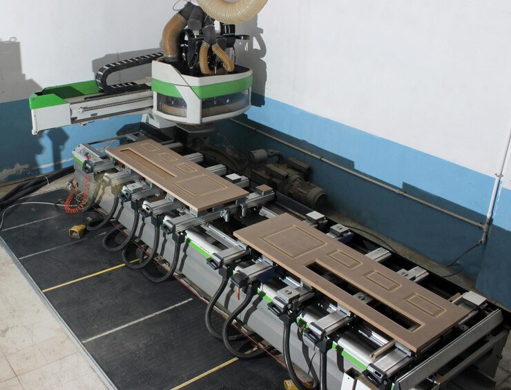 Foto fabricación de puertas de madera