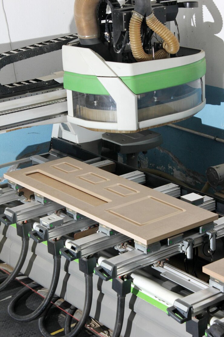 Foto fabricación de puertas de madera