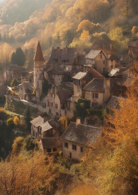 Fabuloso Pueblo Medieval en el Valle