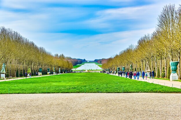 Foto el fabuloso suburbio real de parís versailles