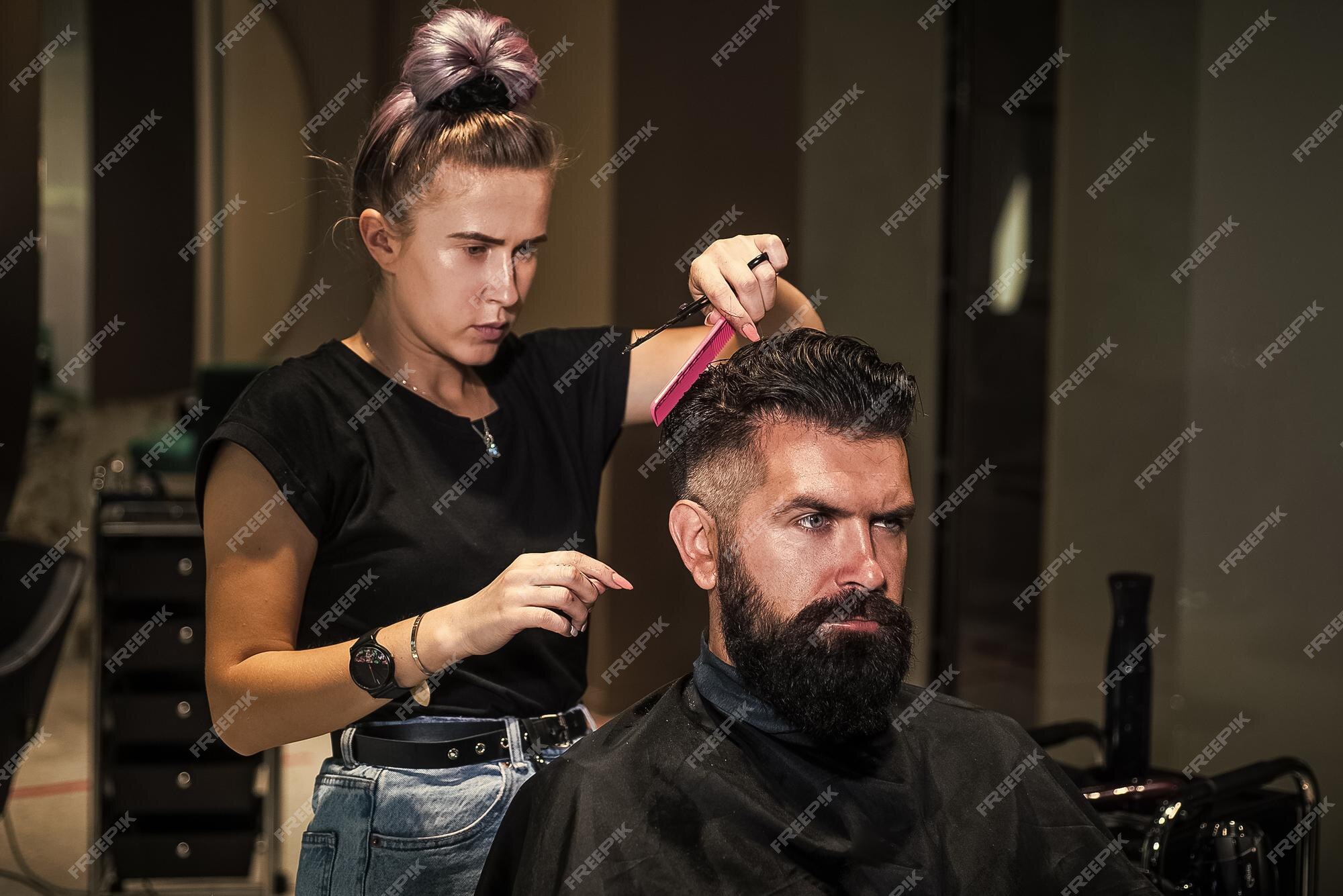 Cadeira De Cabeleireiro Salão Beleza Barbearia Profissional